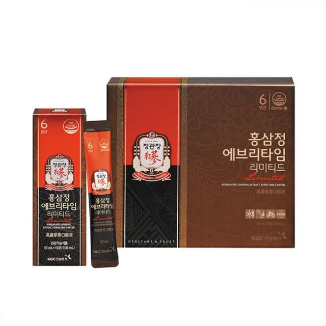 Cheong Kwan Jang EveryTime Limited — Brown-and-red gift box, inner carton and individual stick.