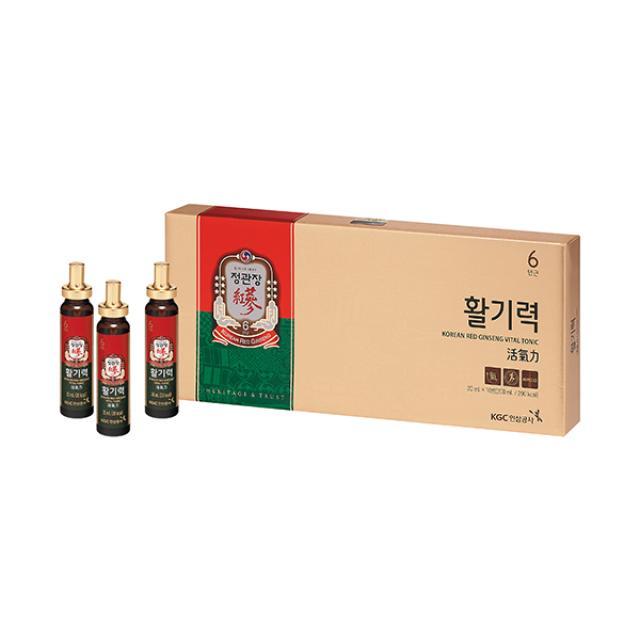 KGC Cheong Kwan Jang Hwal Gi Ruk Korean Red Ginseng Tonic (10 × 20 ml) — image 1