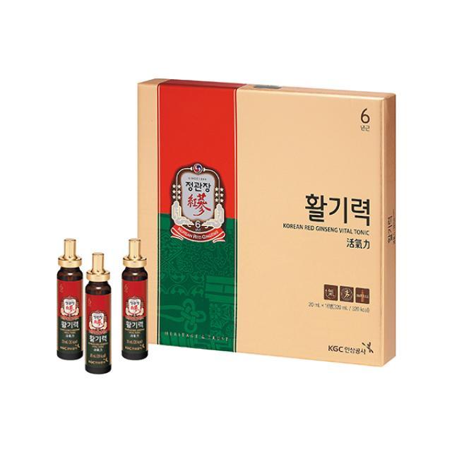 KGC Cheong Kwan Jang Hwal Gi Ruk Korean Red Ginseng Tonic (16 × 20 ml) — image 2