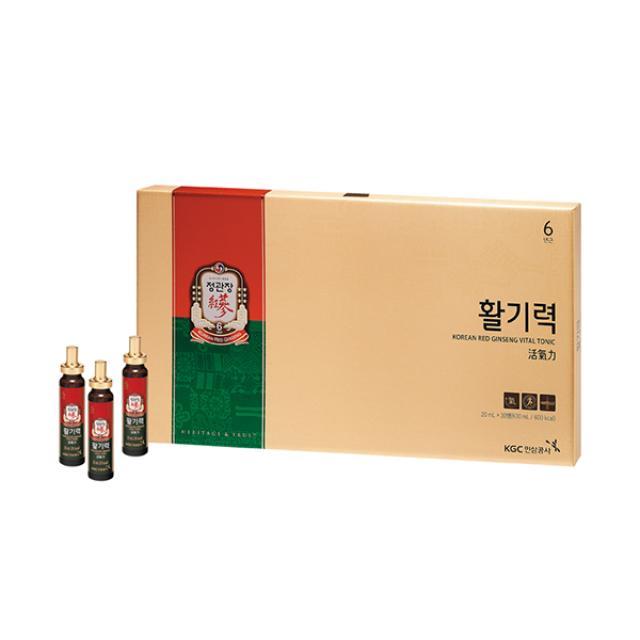 KGC Cheong Kwan Jang Hwal Gi Ruk Korean Red Ginseng Tonic (30 × 20 ml) — image 1