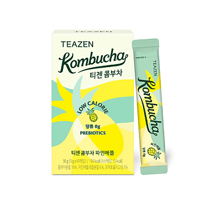 TEAZEN Kombucha Pineapple (10 sticks) — image 1