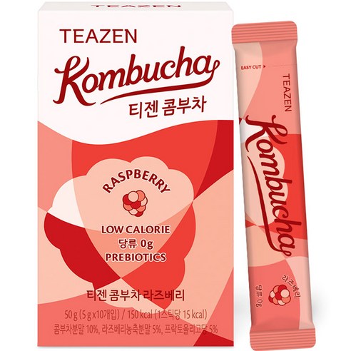 TEAZEN Kombucha Raspberry (10 sticks) — image 2