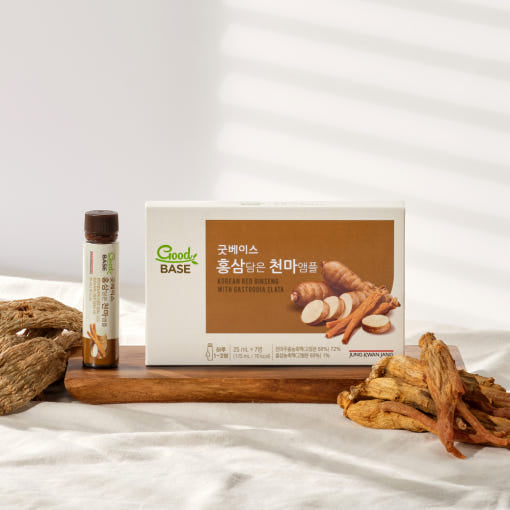 Jung Kwan Jang Goodbase Red Ginseng with Cheonma Ampoule (14 × 25 ml) — image 3