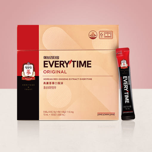 Jung Kwan Jang Korean Red Ginseng EveryTime (100 sticks × 10 ml) — image 1