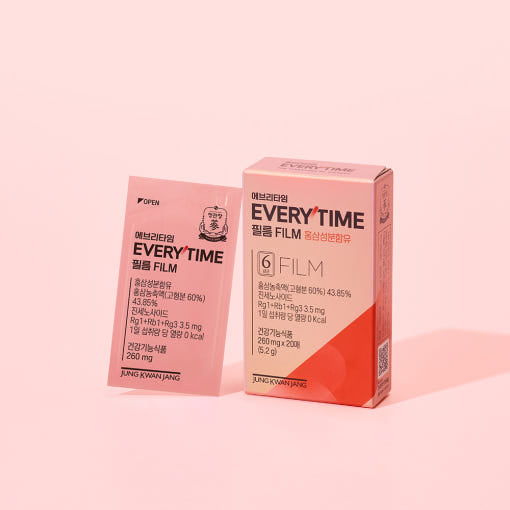 Jung Kwan Jang Korean Red Ginseng EveryTime Film (60 sheets × 260 mg) — image 4