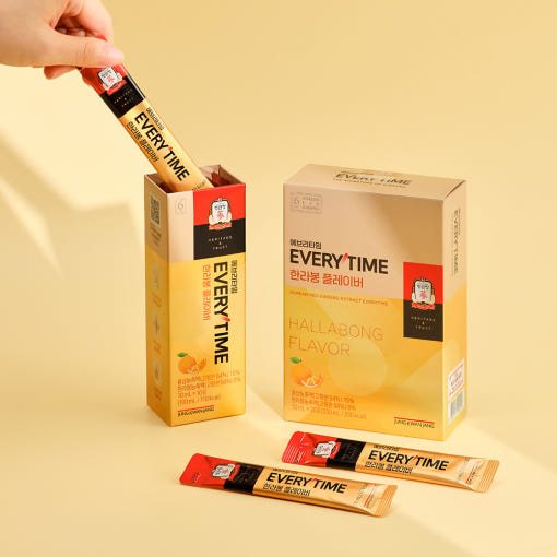 Jung Kwan Jang Korean Red Ginseng Extract EveryTime Hallabong Flavour (20 sticks × 10 ml) — image 6