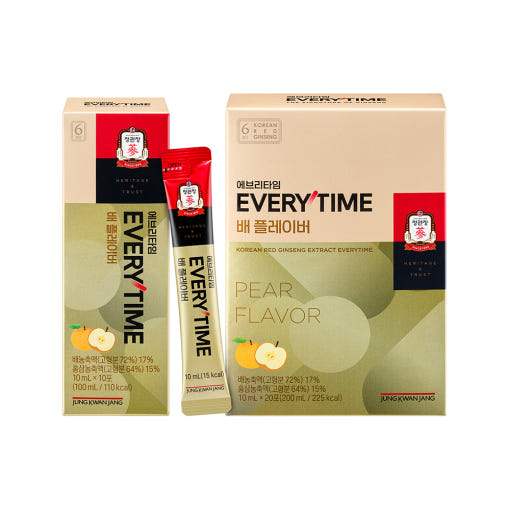 Jung Kwan Jang Korean Red Ginseng Extract EveryTime Pear Flavour (20 sticks × 10 ml) — image 3