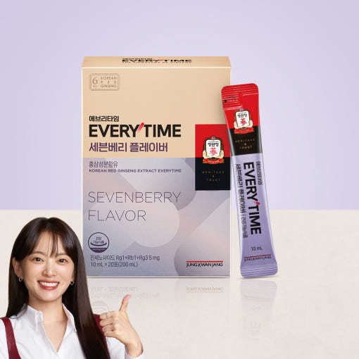 Jung Kwan Jang Korean Red Ginseng Extract EveryTime Sevenberry Flavour (20 sticks × 10 ml) — image 5