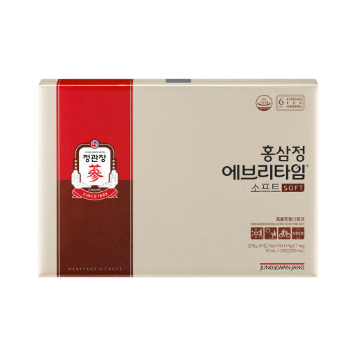 Jung Kwan Jang Korean Red Ginseng EveryTime Soft (20 sticks × 10 ml) — image 5