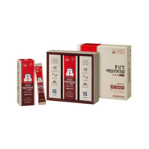 Jung Kwan Jang EveryTime Soft — Open EveryTime Soft gift set showing inner cartons and an individual stick.