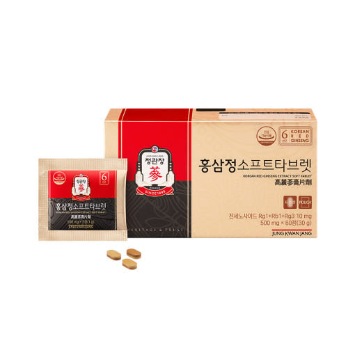 Jung Kwan Jang Korean Red Ginseng Extract Soft Tablet (60 tablets of 500 mg, 30 g) — image 3
