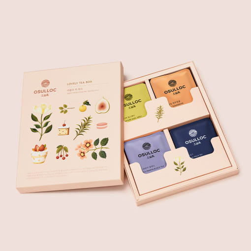 OSULLOC Lovely Tea Gift Box (12 tea bags, 4 flavours × 3) — image 3