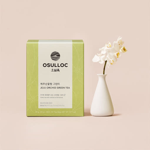 OSULLOC Jeju Orchid Green Tea (10 tea bags) — image 1