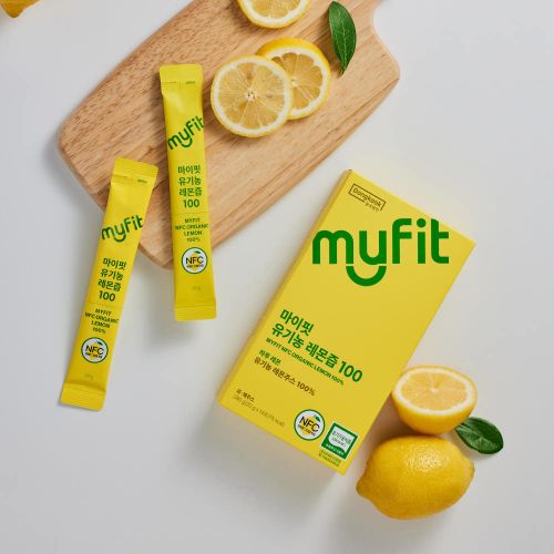 Dongkook Myfit Lemon Juice Sticks, Not From Concentrate (14 × 20 g) — image 3