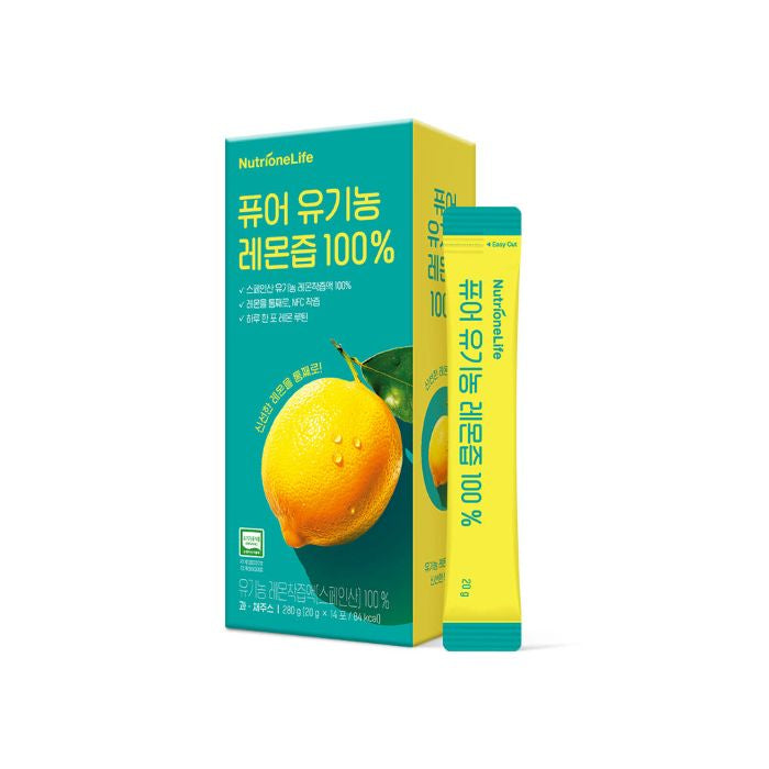 NutrioneLife Lemon Juice Sticks, Not From Concentrate (14 × 20 g) — image 1