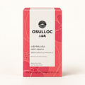OSULLOC Sweet Hibiscus — Caja coral fotografiada sobre un fondo marfil cálido.